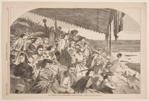 Nossas Águas – Corrida de Cavalos em Saratoga de Winslow Homer