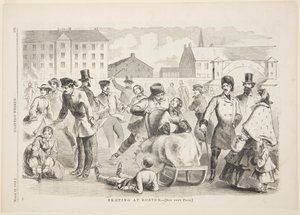 Patinação em Boston de Winslow Homer