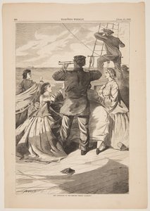 A abordagem do pirata britânico "Alabama"