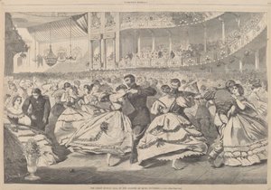 O Grande Baile Russo na Academia de Música, 5 de novembro de 1863 de Winslow Homer