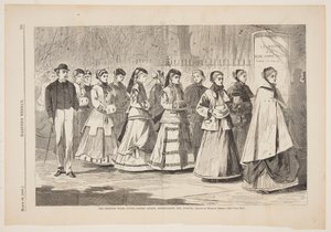 The Morning Walk - Escola de Moças Promenading the Avenue de Winslow Homer