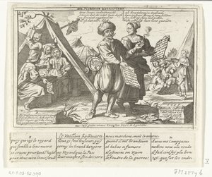 Os Bravos Batavos, 1673 The Brave Bathaviers / Le Vaillans battaviers (título no objeto) Seis desenhos franceses dos holandeses de 1673 (título da série)