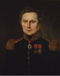 Francês: Portrait du général Louis Hugo (1777-1843) de anonymous 