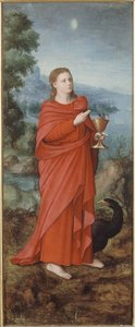 Francês: Saint Jean à Patmos de anonymous 