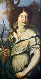 Francês:  Triple portrait de femmes, anciennement dit "Les Nièces de Mazarin" Retrato triplo de mulheres, anteriormente conhecido como "As sobrinhas do Cardeal Mazarin"