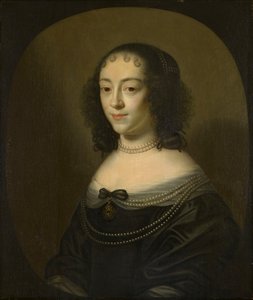 Retrato de uma jovem mulher de anonymous 