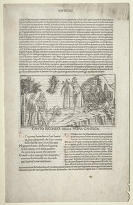 Dante e Virgílio com a Visão de Beatrice de attributed to Baccio Baldini (Italian, c. 1436 1487)