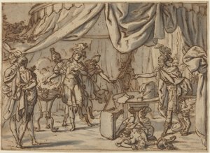 Mucius Scaevola de attributed to Bernardo Castello
