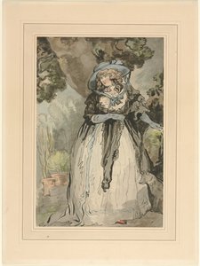 Sra. Samuel Howitt (nascida Elizabeth Rowlandaon) de attributed to George Murgatroyd Woodward