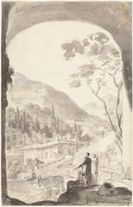 Pedreira de Nápoles de attributed to Jean Honoré Fragonard
