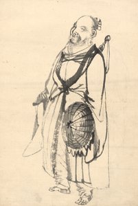 O Eremita Errante de attributed to Kono Bairei