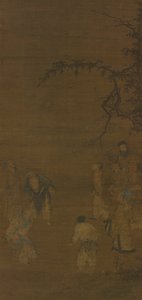 Os jogadores de futebol de attributed to Ma Yuan