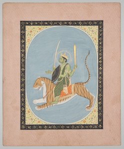 Marte, de uma série de astrologia Mandi de attributed to Sanju