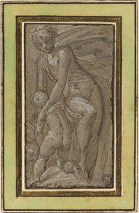 Nu com Putto de called Bertoia Jacopo Zanguidi