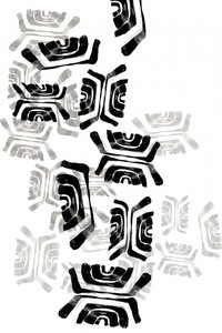 Formas abstratas em arco de cartissi