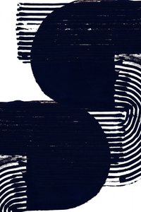 Formas abstratas em preto de cartissi