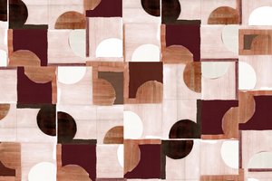 Padrão de blocos abstratos