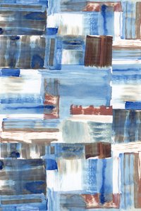 Camadas abstratas em azul e castanho de cartissi