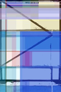 Geometria Abstrata Azul de cartissi