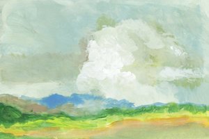 Paisagem abstrata de nuvens de cartissi