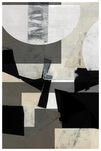 Colagem geométrica abstrata de cartissi