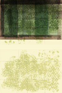 Camadas verdes abstratas de cartissi
