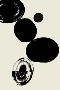 Formas abstratas em tinta de cartissi