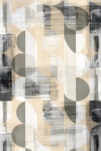 Formas abstratas em camadas de cartissi