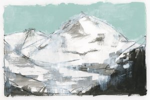 Picos de montanha abstratos de cartissi