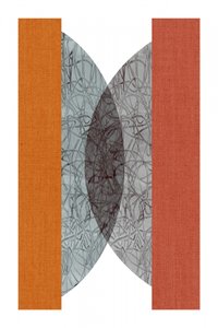 Geometria Abstrata em Laranja de cartissi