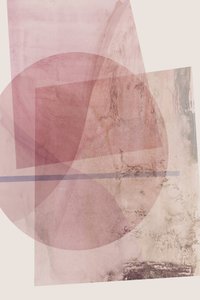 Formas abstratas em rosa de cartissi