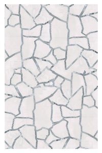 Mosaico abstrato em prata de cartissi