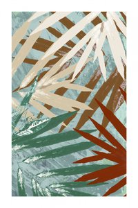 Folhagem tropical abstrata de cartissi