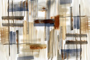 Traços Abstratos Tecidos de cartissi