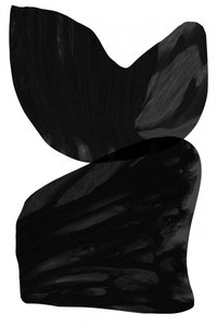 Formas abstratas em preto de cartissi