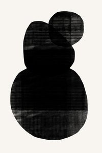 Formas abstratas pretas de cartissi