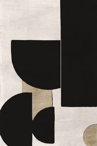 Geometria preta e dourada