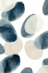Azul e Bege: Formas Orgânicas de cartissi