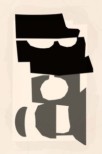 Composição abstrata arrojada de cartissi