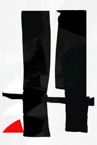 Destaque abstrato em vermelho vivo de cartissi