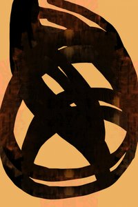 Traços abstratos arrojados de cartissi