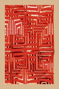 Geometria em vermelho vivo de cartissi