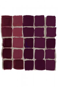 Quadrados violeta-bordô de cartissi