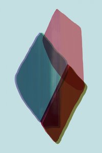 Sobreposição abstrata colorida de cartissi