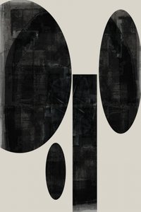 Formas abstratas escuras de cartissi