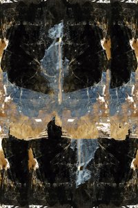 Camadas abstratas em dourado escuro de cartissi