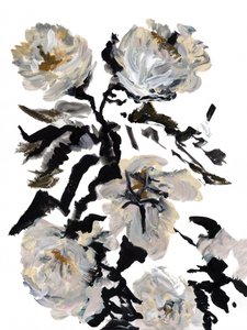 Abstrato floral dramático de cartissi