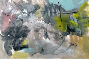 Abstrato Dinâmico em Tons Suaves de cartissi