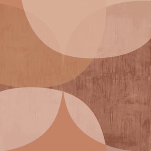 Curvas abstratas com tons terrosos de cartissi