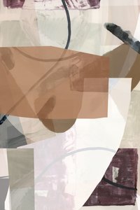 Design abstrato com tons terrosos de cartissi